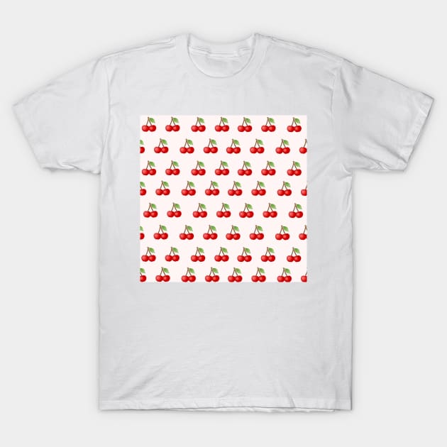 Cherry pattern T-Shirt by maryamazhar7654